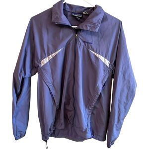 Patagonia Lined Windbreaker Full Zip Jacket Integral Coat Purple Womens Size M